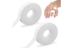 CJMUQHEHH 2 Rouleaux Tape pour Doigts, Bande pour Doigt Sportif（10M 1,5cm Breit, Tape Sportif, Strappal, Strappal, Strap Sport pour Doigts pour Prévention des Blessures et Soutien des Strap