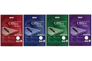 LANDRÉ LANDR… Briefblock WORK A4, 50 Blatt, blanko, kopfgeleimt VE=1