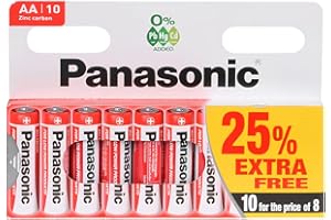 Panasonic Zinc Carbon 30 x AA & 20 x AAA Batteries Pack of 50