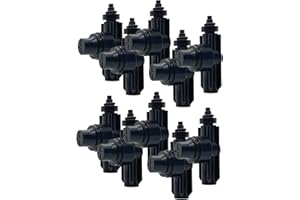 Drip&Fresh G5125-10 - Válvula Anti-Goteo para Sistemas de Nebulización de Agua, compatible con Todas las Toberas 10/24 de Baja Presión, Pack de 10 Unidades