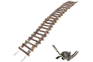 BEUFEE Scaletta Per Piccoli Animali, Prodotti Per Animali Domestici Scaletta Per Uccelli Scaletta Per Arrampicata Per Animali Domestici Scaletta Per Uccelli Per Gabbia Per Pappagalli(70CM)