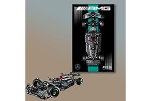 FYHCY Support Mural d'affichage pour Voiture de Course Le*go Technic F1 42171 Tableau de Bord décoratif pour Support Mural de Voiture Le*go Lovers Taille : 80 x 50 cm (modèle Non Inclus) A
