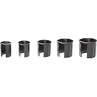 doppler Reduziereinsätze für Granit Sonnenschirmständer – Reduzierringe 5er Set – 52/48/38/32/25 mm