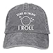 Produktbild This is How I Roll Funny Math Science Physics Novelty Sarcastic Unisex Denim Fabric Baseball Cap Hat Adjustable Snapback Peak Cap