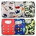 LittleBloom, Reusable Pocket Cloth Nappy, Fastener: Velcro, Set of 6, Patterns 603, With 6 Microfibre and 6 Bamboo Inserts, (see "Special Offers and Product Promotions" for Special Offers Detail)
