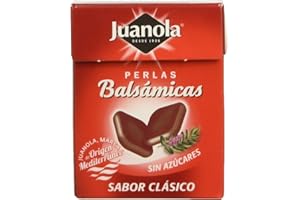 ANGELINI Juanola Perlas Balsámicas, Sabor Clásico, Sin Azucar, 25 GR, 1