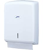 Distributeur Papier Toilette Jofel Azure AH71400 - 400 Serviettes Zigzag - Hygiène Maximale & Économie De Papier - Boîtier ABS Robuste