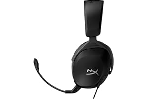 HyperX Cloud Stinger II Core, Cuffie da Gaming, Connessione Cablata a 3,5 mm, Audio Immersivo, Telaio in Plastica, Cuscinetti in Memory Foam Rivestiti in Tessuto, Adatto per PC, PS4 e PS5, Nero