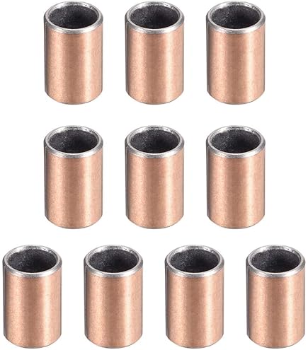 QUARKZMAN Gleitlager 6x8x10mm - 10 Stück ölfreie Buchsen Aus Kohlenstoffstahl