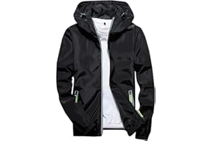 uxxnjfg Giacca da Uomo Riflettente Taglie Forti Softshell Bomber Casual Jacket Inverno Uomo Leggero Taglie Forti Giubbotto Abbigliamento M-7XL