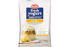 Easiyo Greek Style Lemon Flavoured Yogurt Sachet 240g Makes 1 Litre Home Made Yoghurt Homemade