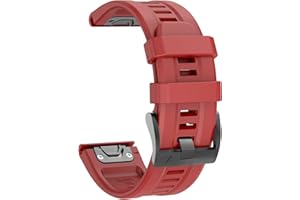 ‎ISABAKE ISABAKE Pasek sportowy 22 mm do Fenix 7, silikonowy zamiennik paska 22 mm, kompatybilny z Fenix 7/Fenix 5 Plus/Fenix 5 / Fenix 6 Pro/Forerunner 935/945 / Approach S60 / Epix