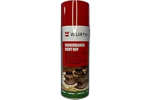 CARRETCAR EUROPEA Spray Multiusos Aflojatodo Wurth - Desoxidante Rost-Off Plus 400 ml | Spray para Desoxidar y Aflojar Roscados Oxidados | Aflojatodo para Tornillos, Pernos, Tuercas y Roscas - Eliminar la corrosión