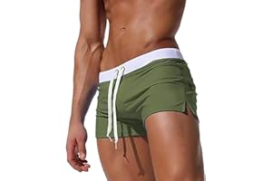 EDOTON Bañador para Hombre, Pantalones Cortos Impermeables Pantalones Cortos de Surf Pantalones de Natación
