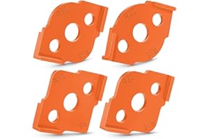 GOIEHIR 4 Pcs Gabarits de Défonceuse à Rayon, Gabarit pour Defonceuse a Bois Sur, Gabarits de Routage de Rayon d'angle, pour Outil de Travail du Bois (R5 R10 R15 R20 R25 R30 R35 R40)