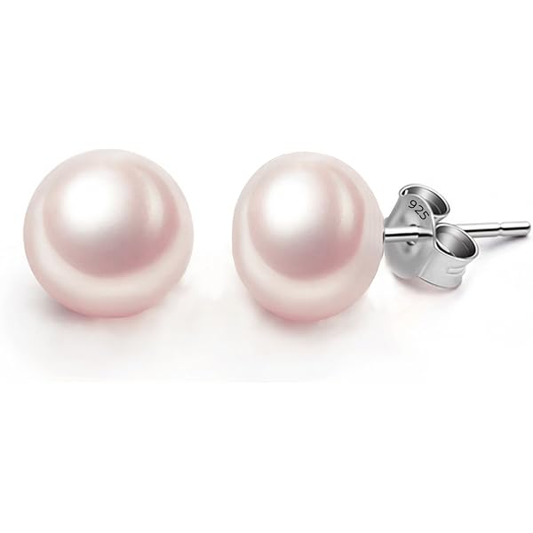 Valero Pearls Orecchini A Lobo In Argento 925 Con Perle D'Acqua Dolce Bianche | 6-7 Mm | Placcati Rodio - 3