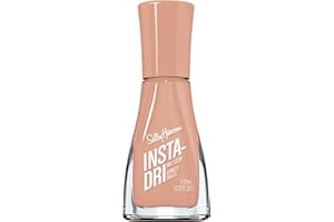 Sally Hansen Smalto per Unghie Insta-Dri, Formula 3 in 1, Base, Colore e Top Coat, Asciuga rapidamente, Pennello di Precisione, 138 Instant Coffee