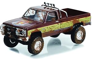 Greenlight 44965-F Hollywood Special Edition – Fall Guy Stuntman Association – 1982 GMC K-2500 Sierra Grande Wideside (version discrète) Échelle 1/64