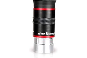 XCCYG Oculaire ultra grand angle de 68 degrés pour télescope (6 mm) - Oculaire entièrement recouvert de vert - 3,2 cm (6 mm) - 1 pièce