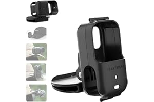 Honbobo Sombrero Clip para dji Osmo Nano, Cámara Sombrero Gorra Clip Vertical-Horizontal Soporte Montaje Fijo Soporte de Escritorio Accesorios para dji Osmo Nano, Giro de 360