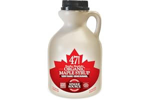 47 NORTH 47° North Kanadischer Bio Ahornsirup Very Dark, 500 ml, Single Source, Grade A, glutenfrei, vegan, organic Maple Syrup, kräftiger Geschmack für Pancakes & mehr