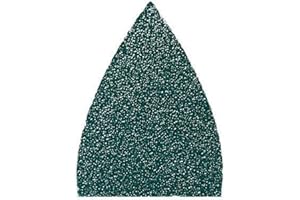 FEIN Fogli abrasivi a dito Grana 40, Conf. 20 pz., impiego universale legno, metallo, punti di saldatura dolce, vetroresina, plastica, vernice, stucco e pelle. Non forato, fissaggio rapido a Strap
