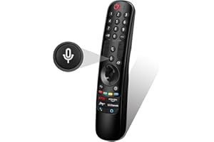 Alkia Magic Fernbedienung kompatibel mit LG MR21GA MR21GC MR22GA MR22GN MR23GA Magic TV, Magic Fernbedienung für LG OLED QNED NanoCell UHD 4K 8K Smart TV mit Pointer und Voice Funktion