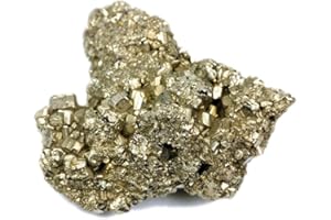 LA SPHÈRE GUÉRISSEUSE Pirita Bruta de 1 a 3 cm a elección de Perú, piedras naturales litoterapia, 1 unidad (1 a 2 cm)