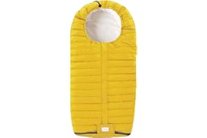 Nuvita 9658 Junior Slender | Sacco universale per passeggino | Massima Protezione dal Freddo da 6 a 36 Mesi (100cm) |Ultra Sottile, Leggero e Protettivo fino a -10°C | Ocra