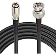 Superbat 3G 6G SDI Cable 3m/10FT Belden 1855A Cable 75ohm DIN 1.0/2.3 Male to BNC Male SDI Video Cable for Blackmagic BMCC/BMPCC Video Assist 4K Transmission HyperDeck Camera etc.