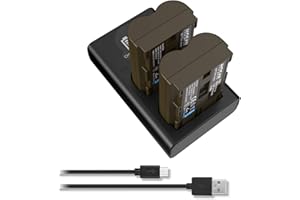 BP-511 BP-511A HOSAN Batería para Canon BP-511 BP-511A de 2000mAh de 2 Batería Recargable Compatible con Canon BP-511 BP-511A Canon EOS 5D 50D 40D 20D 30D 10D Digital Rebel 1D D60 300D D30