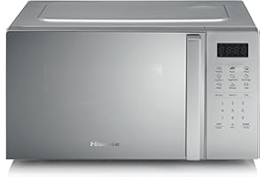 Hisense H20MOMS4HG Forno Microonde con controllo Elettronico, Capacità 20 L, Potenza 700 WattGrill Potenza 800 Watt, Display Led Comandi Touch, Funzione Grill, Colore Silver