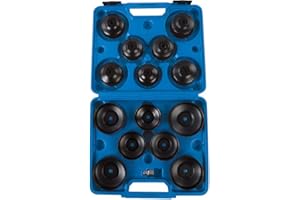 CLICLED Set da 14 pezzi chiave a tazza filtro olio motore auto smontaggio rimozione