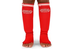 YOKKAO Matrix Shin Guards: Premium Microfiber Leather for Maximum Protection and Mobility - Best Shin Guards for Muay Thai, MMA, and Kickboxing
