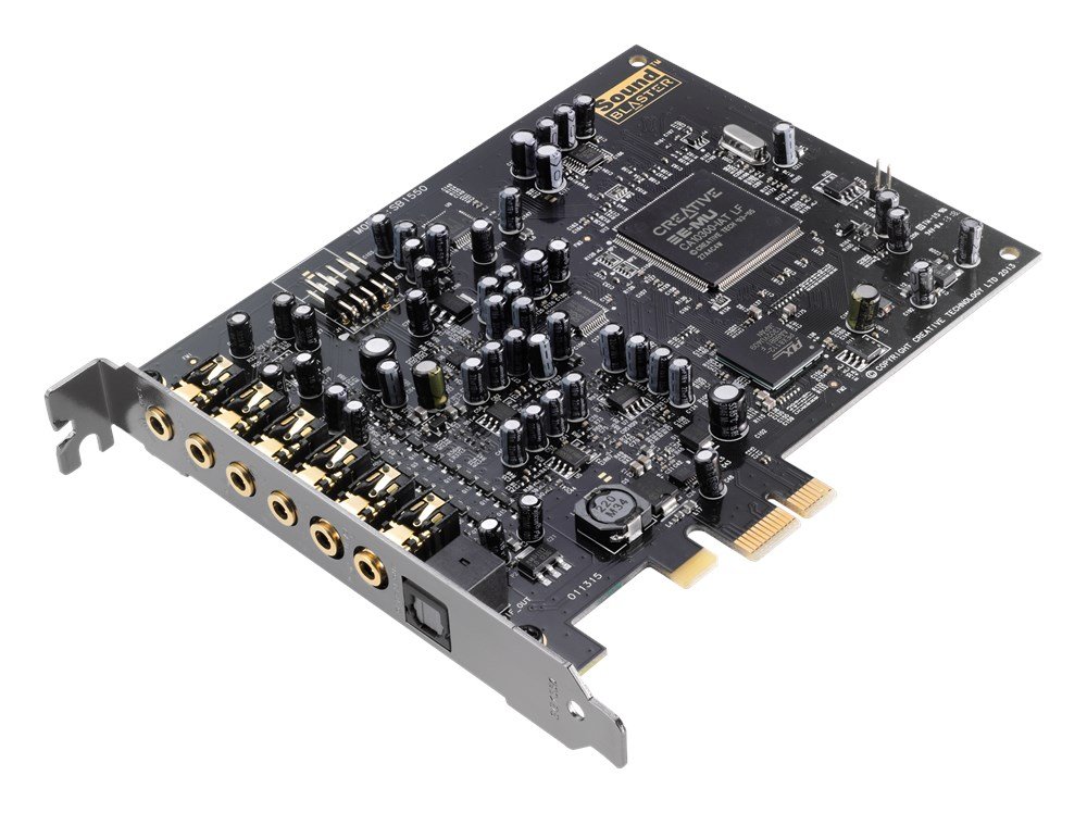 Creative Sound Blaster Audigy PCIe RX 7.1 Sound Card 106 DB SNR/192 kHz Optimal Recording Solution with High-Performance Headphone Amp
