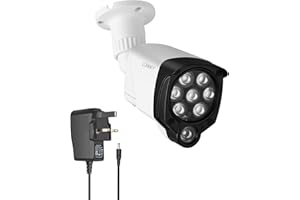 Lonnky 8-LED Infrared Illuminator, 30 M IR Light for Security Cameras (TAPO C200 C310, Reolink 410W), VR (Quest Series, VR2), PS5, 90 ° Night Vision, Includes 12 V 1 A Power Supply