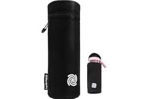 BlendyGo etui termiczne na blender BlendyGo 3, termiczna ochrona, mini blender do smoothie i koktajli, przenośny USB mikser, technologia PulseMotion & BlendPro, 550 ml (Czarne)