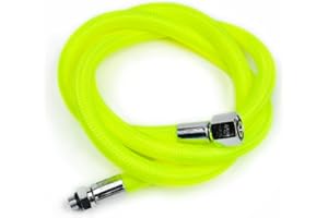 Best Divers Miflex Frusta Erogatore, 100 cm, 9/16 f, 3/8 m Xtreme, Giallo Fluo