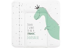 Schnucky Wickelauflage - weiche Baby Wickelunterlage, Wickeltischauflage, wasserdicht und abwaschbar, für Wickeltisch/Wickelkommode geeignet. [75 x 72 cm, Prinz]