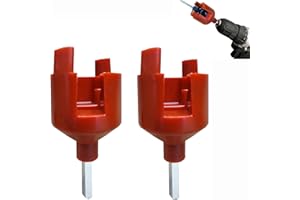 Cukol 2 Pezzi Isolatori per Recinto Elettrico Mandrino per Trapano Ausiliario, Isolatori Recinzione Elettrica Recinzioni Elettriche Recinti Elettrici Più e Veloce Installare Senza Viti a Mano