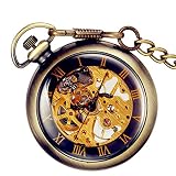 LANCARDO Taschenuhr Vintage Herren Damen Uhr Analog mit Metall Kette Weihnachten Geschenk 4331782651