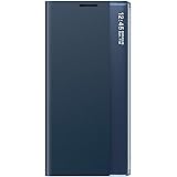 TANYO Smart View-fodral för Samsung Galaxy Note 20 (5G / 4G), Prime flip-fodral med klar display fönster, elegant spegelfodra