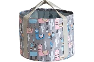 HUTVD Cubo Plegable para Remojo de Pies, 26L Bañera Portátil para Baño de Pies de Viaje Cubo Plegable Lavabo Plegable con Bolsa de Almacenamiento para Pesca, Camping, Playa, Jardín