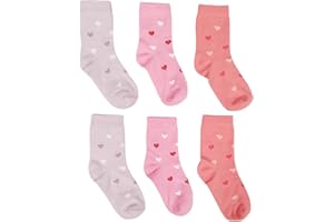 LITTLE TEAM BABY AND KID Baby Kids Girls Seamless Socks Cotton Rich Soft Colourful Durable Comfort Newborn Toddler & Kids School Ankle Socks Size 0-10 Years (6 Pairs)