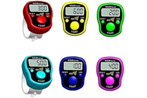 PINICECORE Contadores Finger 1pc Puntada Marcador Electrónico del Led Dedo De La Armadura para La Herramienta De Hacer Punto De Costura O Buda Ore Color Azar