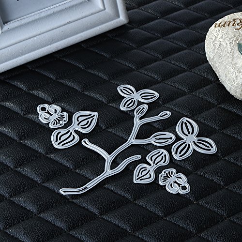 Demiawaking Schneiden Schablonen DIY Sammelalbum Dekor Papier Karten, Metall Buchzeichen , Metall Lesezeichen als Geschenk fuer Freunde (13) - 3