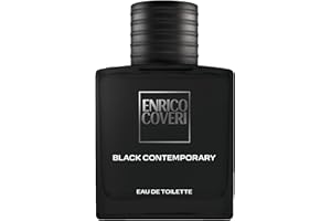 Enrico Coveri Profumo Uomo BLACK Contemporary 100ml | Eau De Toilette Uomo | Profumi Uomo una fragranza ricca di contrasti sinonimo di energia, audacia e forza ma anche di eleganza raffinata.