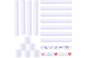 HREDZEO White Slap Bracelets,30 Pcs Blank Wrist Snap Bands DIY Blank Slap Bands Wristbands Snap Bracelets Plastic Snap Bands Bracelets Party for kids adults