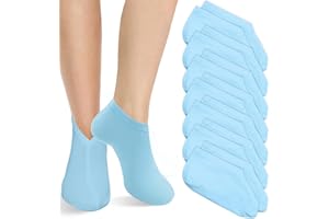 7 Pairs Moisturizing Socks Overnight, Scettar Spa Socks for Dry Fee, Cotton Moisture Enhancing Socks Thin Foot Spa Socks Cotton Socks for Moisturising for Dry Cracked Feet