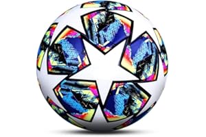CHAMPIONS LEAGUE BALL 2024 Ballon de Football Ligue des Champions Le Football Souvenir pour Les Amateurs de Football Cadeau Normal N°5
